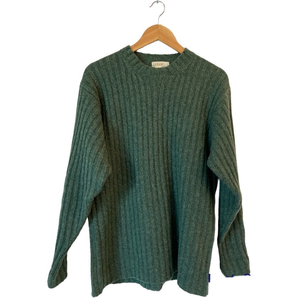 VINTAGE 90s J. Crew 100% Wool Women’s Pullover Sweater Size M